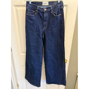WM Boden dark wash wide-leg denim jeans, sized W29 L32